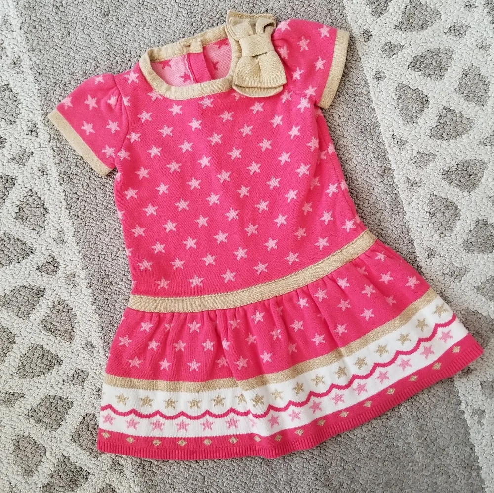 Gymboree Sparkle Star Bow Sweater Dress